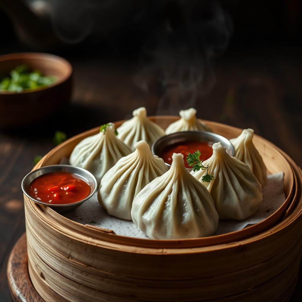 Steamed Momos